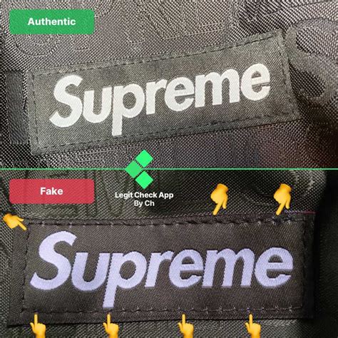 supreme bag original vs fake|authentic supreme vs fake clothing.